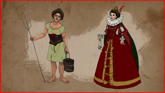 En este capítulo se repiten las referencias en las que se contrastan los ideales de pureza (trabajos, trigos –candeal, trechel o rubión-), y la dura y llana realidad de la campesina.
