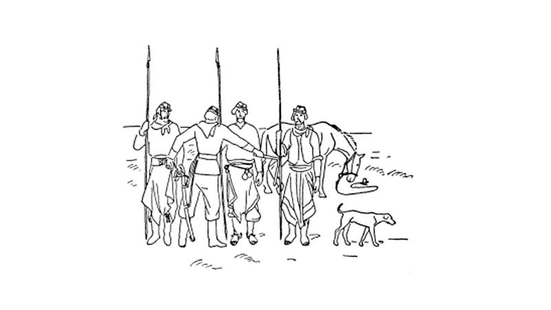 Adapted from the spanish and rendered into english verse by walter owen with drawings by Alberto Guiraldez.