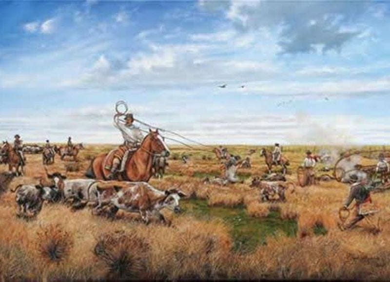 Contra las ideas que promovían la colonización agrícola de la pampa bonaerense, triunfa a fines del siglo XIX la economía latifundista ligada a la ganadería vacuna