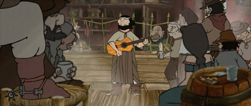 “El amor como la guerra lo hace el criollo con canciones a más de eso en los malones podemos aviarnos de algo; en fin amigo, yo salgo de estas pelegrinaciones.”