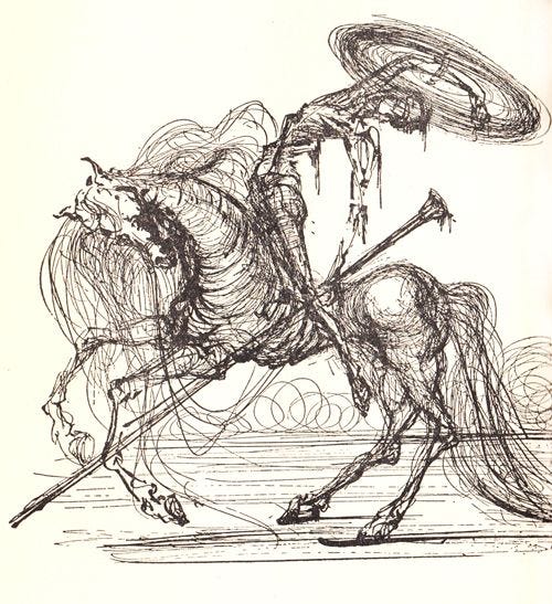 Don Quijote por Salvador Dalí
