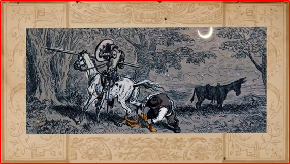 De la jamás vista ni oída aventura que con más poco peligro fue acabada de famoso caballero en el mundo, como la que acabó el valeroso don Quijote de la Mancha.