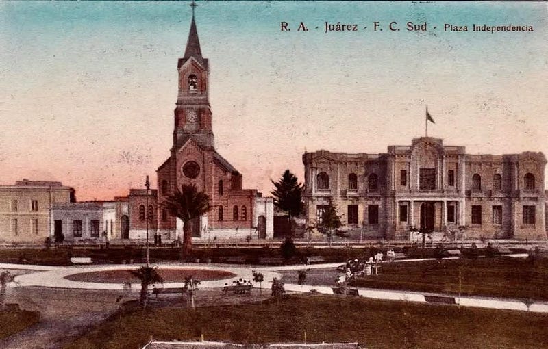 Postal de la Plaza Independencia (1915)