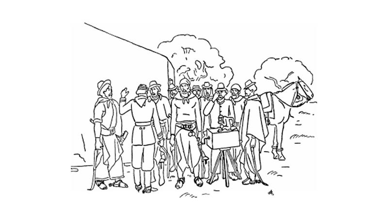 Adapted from the spanish and rendered into english verse by walter owen with drawings by Alberto Guiraldez