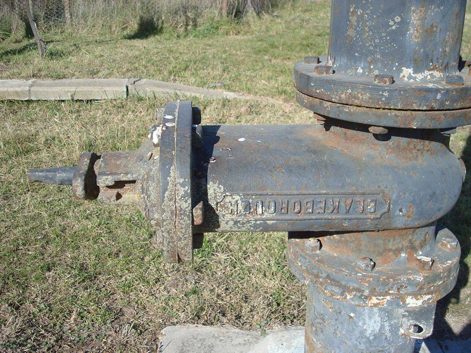 Mecanismo ferroviario abandonado